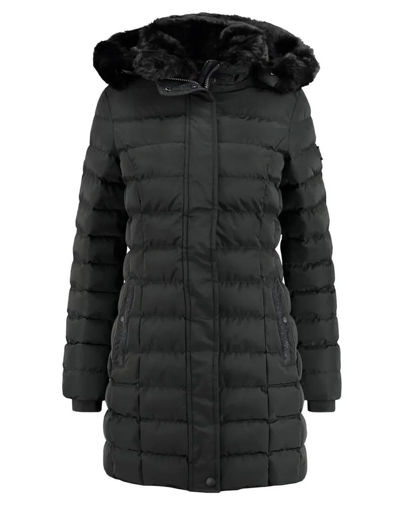 Wellensteyn Damen Mantel "Santorin Long Schwarz
