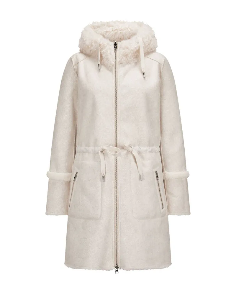 Milestone Damen Wendemantel MSKIM PRINTED Creme