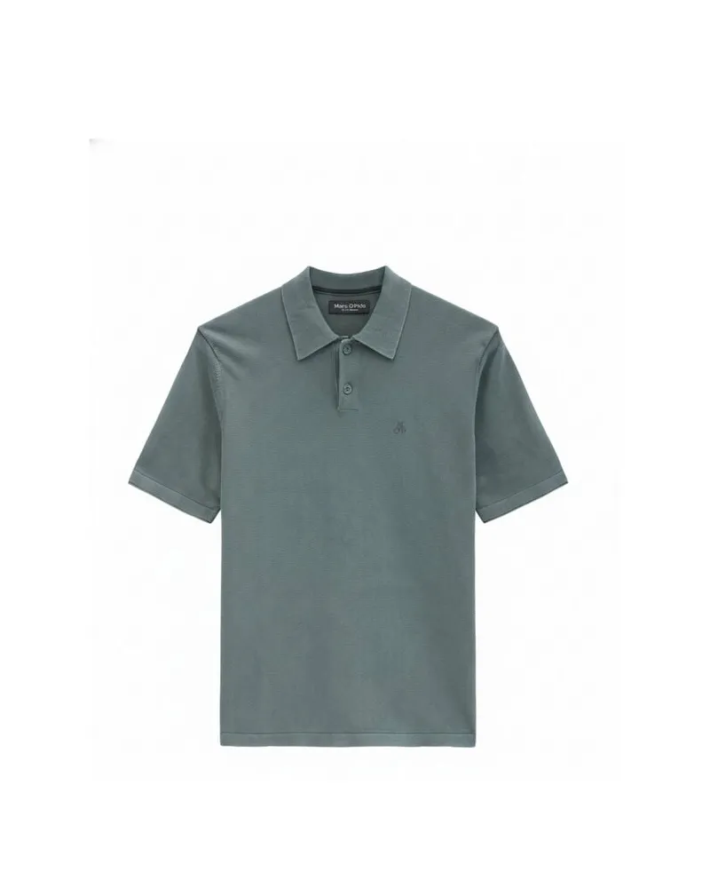 Marc O'Polo Herren Poloshirt aus Bio-Baumwolle Grau