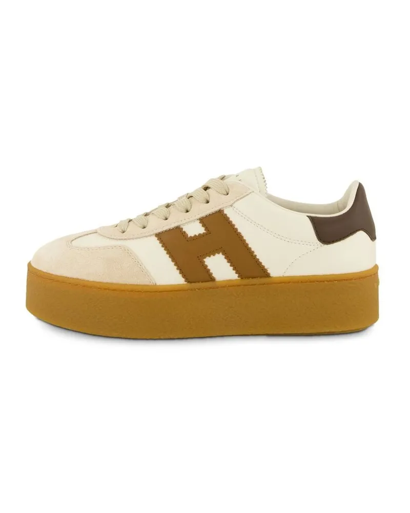 Hogan Damen Sneaker H681 RIC.PARA LACE UP H Weiss