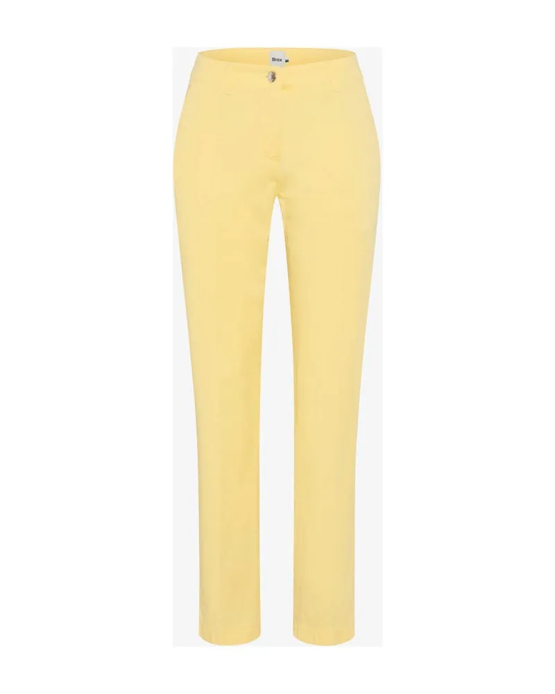 Brax Damen Chinohose MARON S verkürzt Gelb