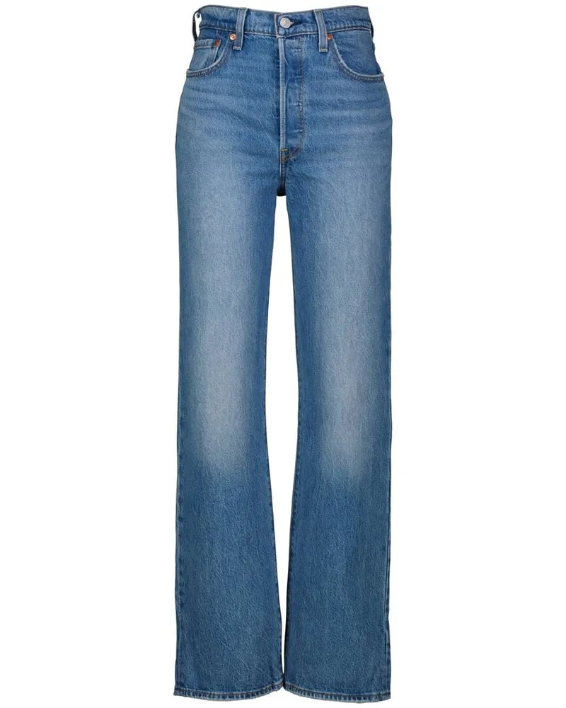 Levi's Damen Jeans Straight Fit Darkblue
