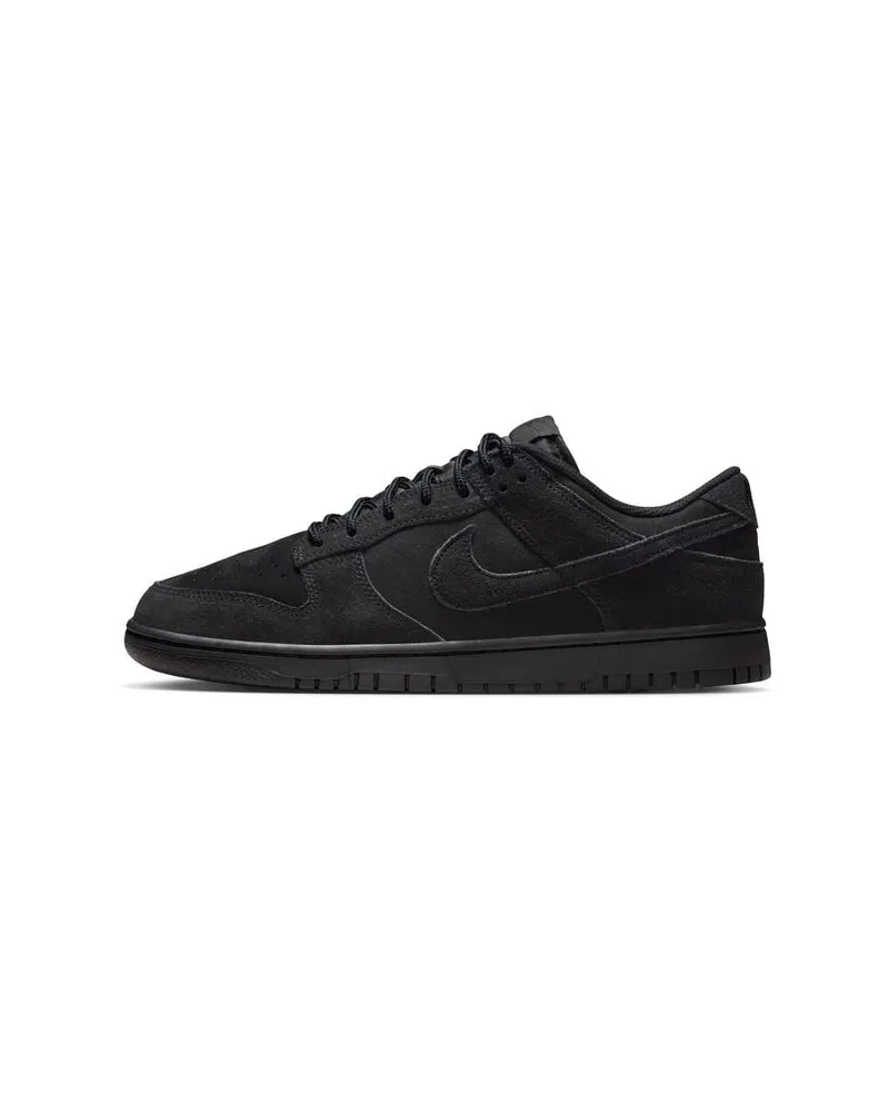 Nike Herren Sneaker DUNK LOW RETRO SE aus Leder Schwarz
