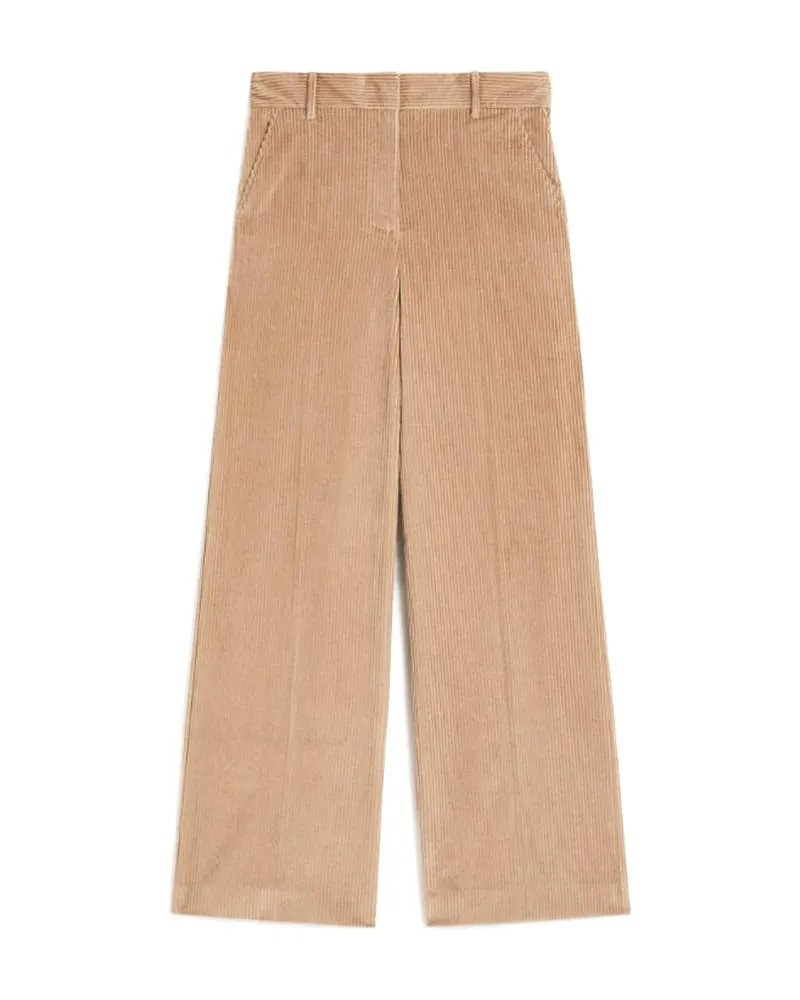 Max Mara Damen Cordhose aus Baumwolle TANIA Sand