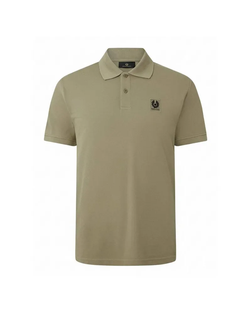 Belstaff Herren Poloshirt Kurzarm Oliv