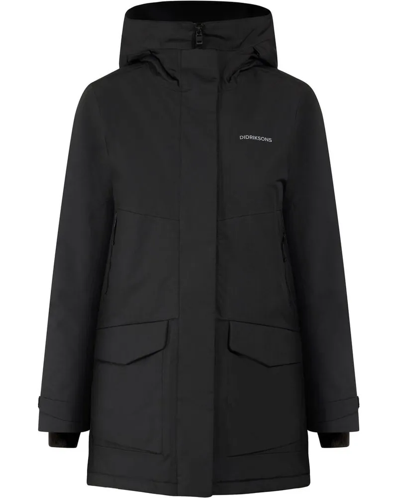 Didriksons 1913 Damen Parka Schwarz
