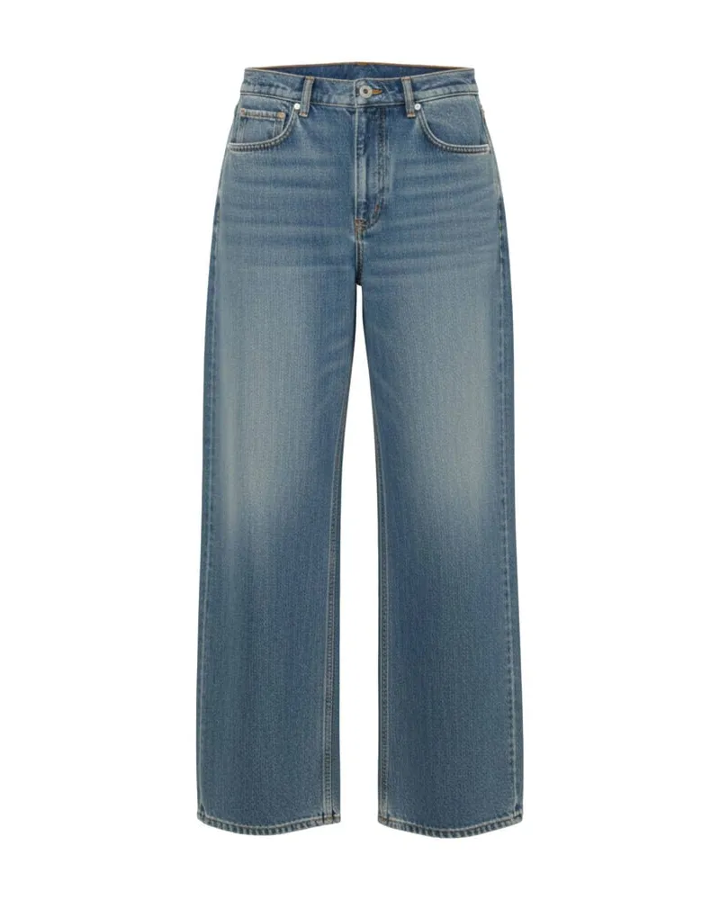 Loewe Damen Jeans Regular Fit Blue