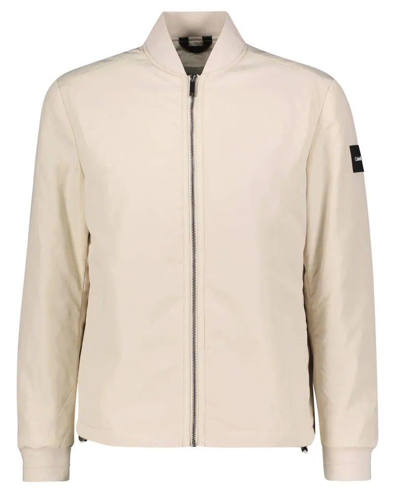 Calvin Klein Herren Jacke RECYCLED BOMBER Offwhite