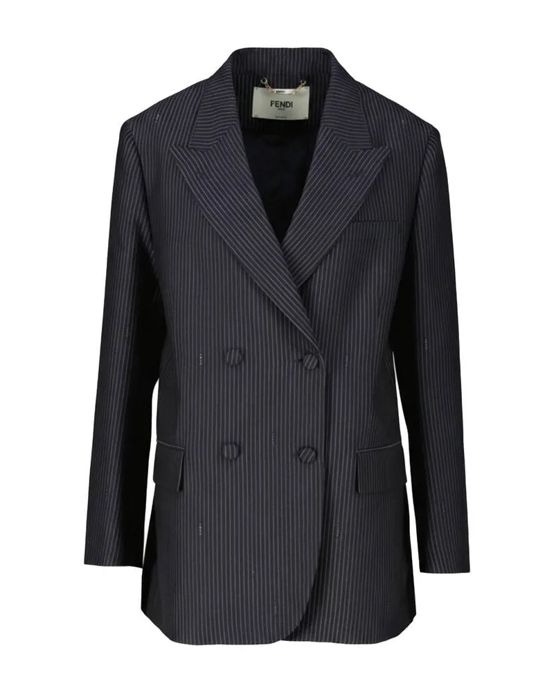 Fendi Damen Blazer Marine