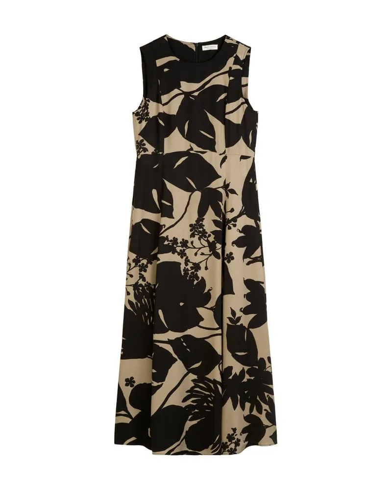 Marc O'Polo Damen Kleid aus Viskose Mehrfarbig