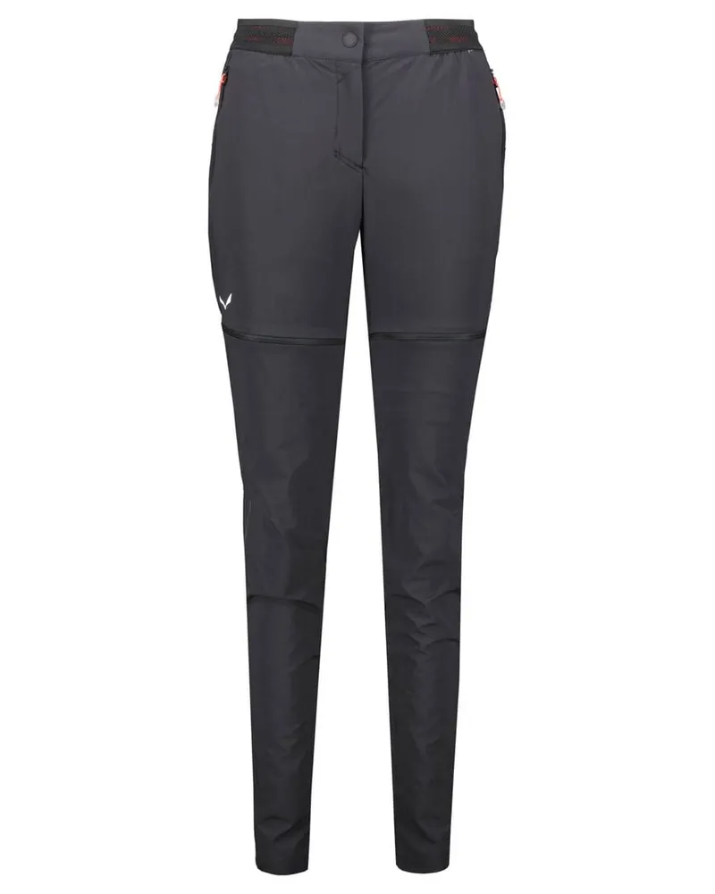 Salewa Damen Hose PEDROC 2 DURASTRETCH 2 IN 1 Schwarz