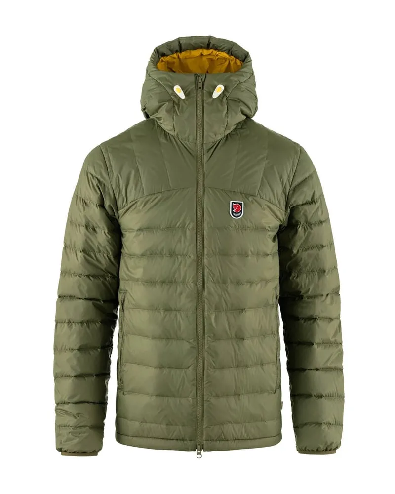Fjäll Räven Herren Daunenjacke mit Kapuze EXPEDITION PACK DOWN HOODIE M Senf