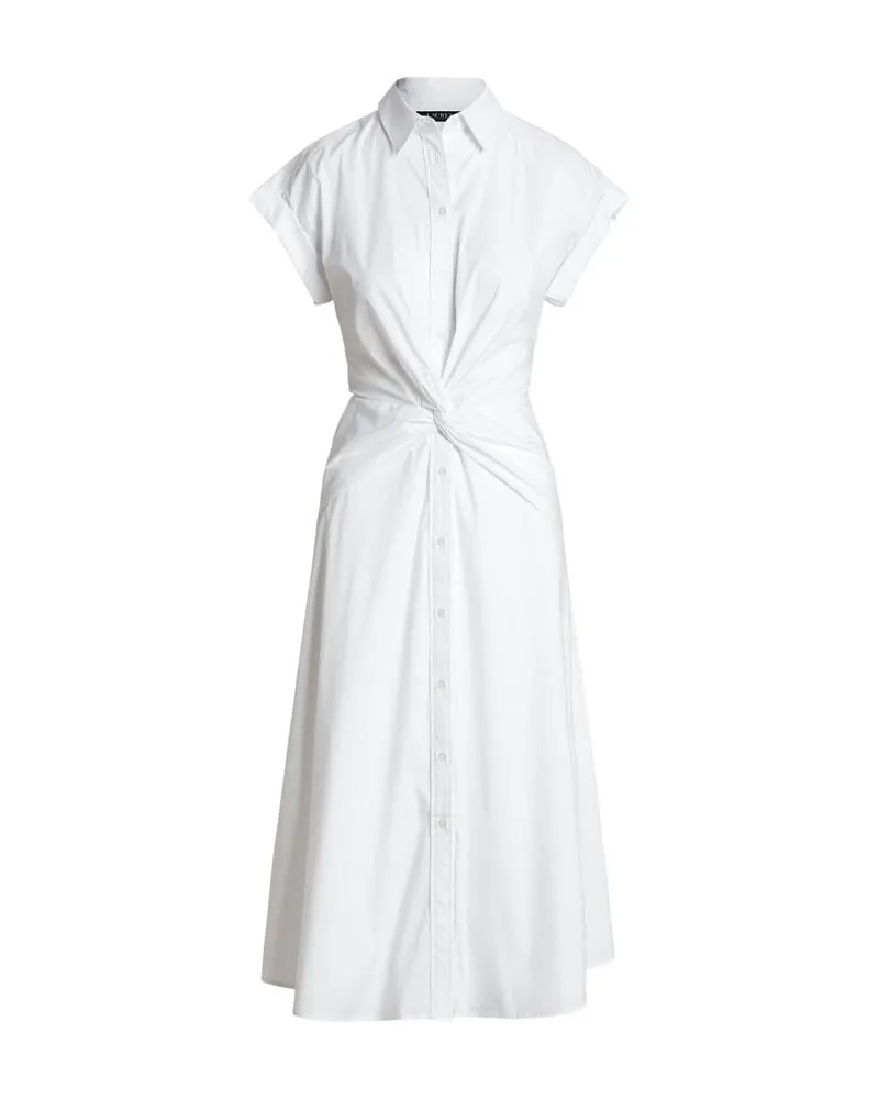 Ralph Lauren Damen Hemdblusenkleid Weiss