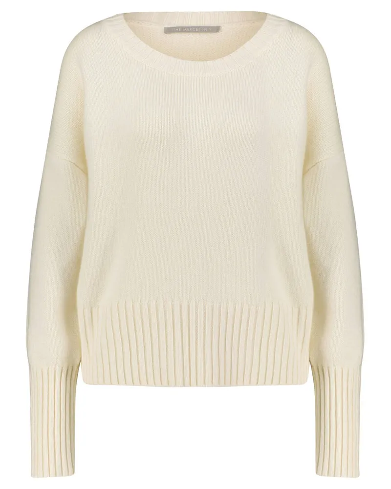 (THE MERCER) N.Y. Damen Kaschmirpullover Offwhite