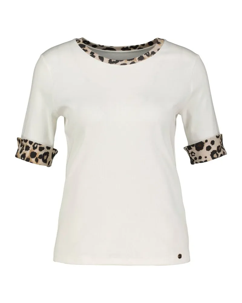 Marc Cain Damen T-Shirt Weiss