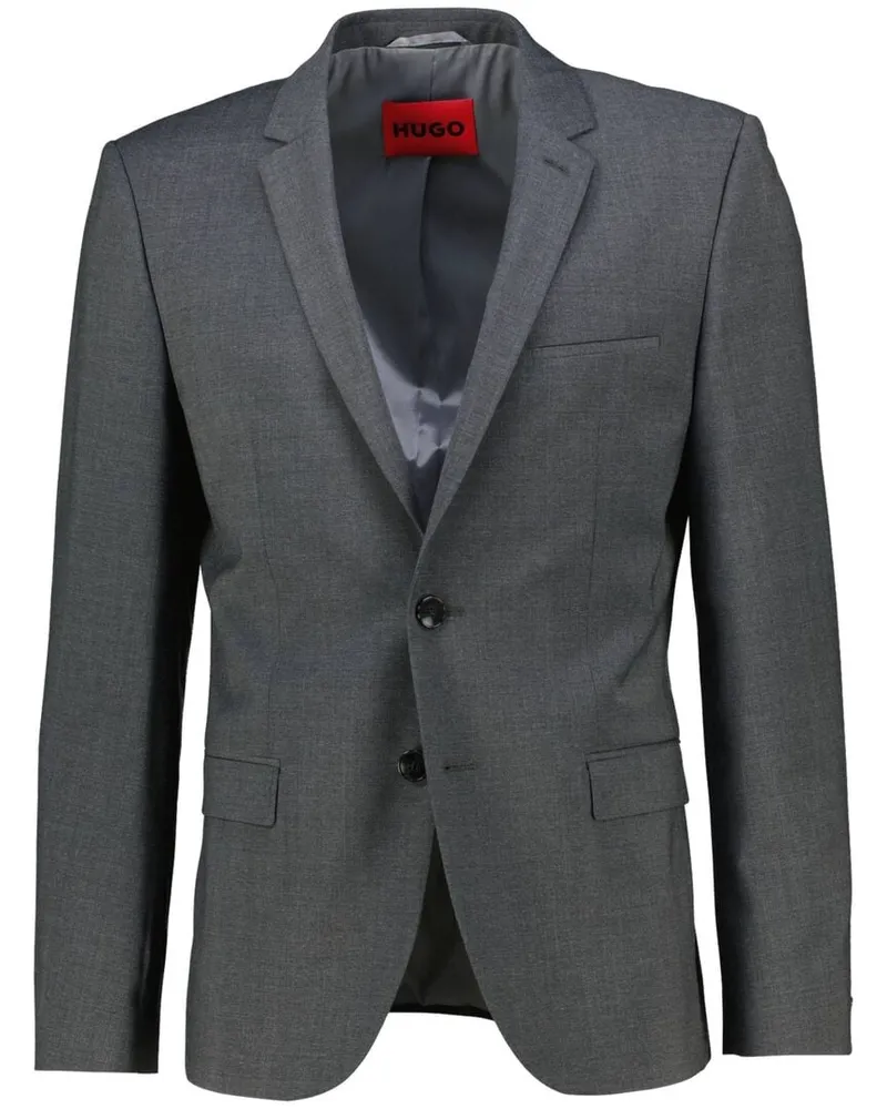 HUGO BOSS Herren Sakko aus Schurwoll-Mix ARTIM204X Extra Slim Fit Anthrazit