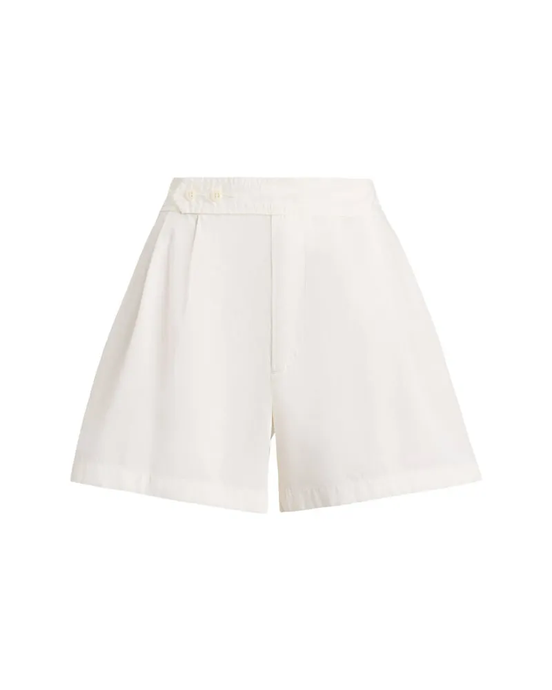 Ralph Lauren Damen Shorts aus Baumwolle Offwhite