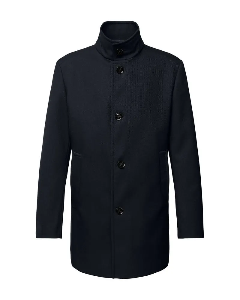 Strellson Herren Mantel FINCHLEY 2.0 Regular Fit mit Stretch-Anteil Marine