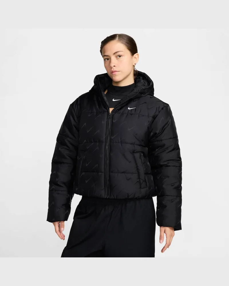 Nike Damen Steppjacke CLASSIC THERMA-FIT-PUFFER Schwarz