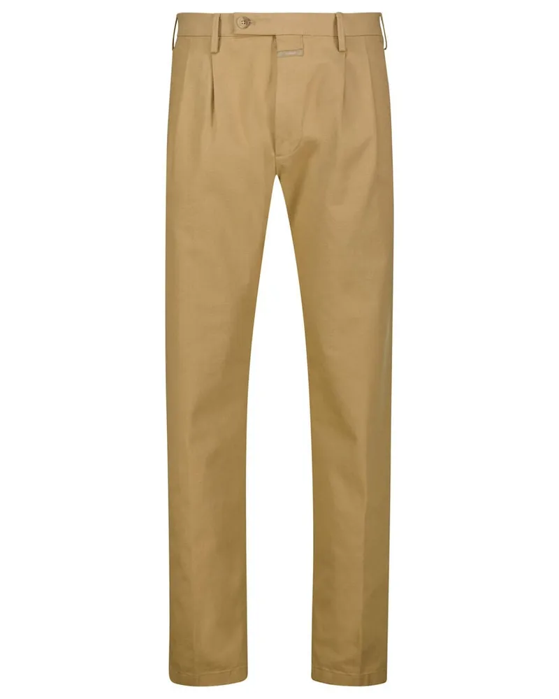 Closed Herren Bundfaltenhose BERGEN TAPERED Beige