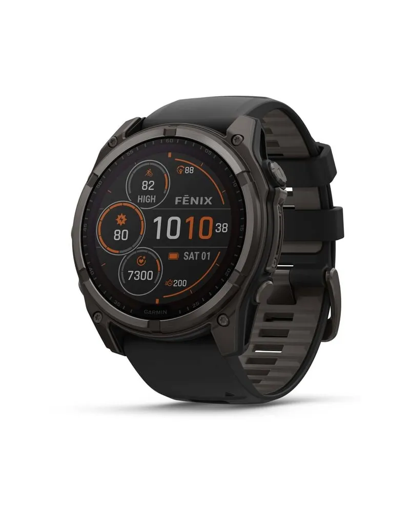 Garmin Mulfifunktions-Smartwatch FENIX 8 - 51 mm mit Solarladung Dunkelgrau