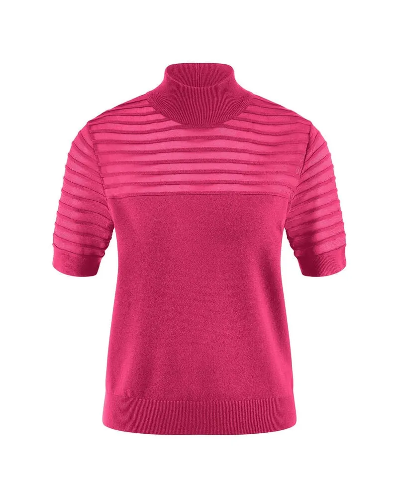 Riani Damen Strickpullover mit Viskose Koralle