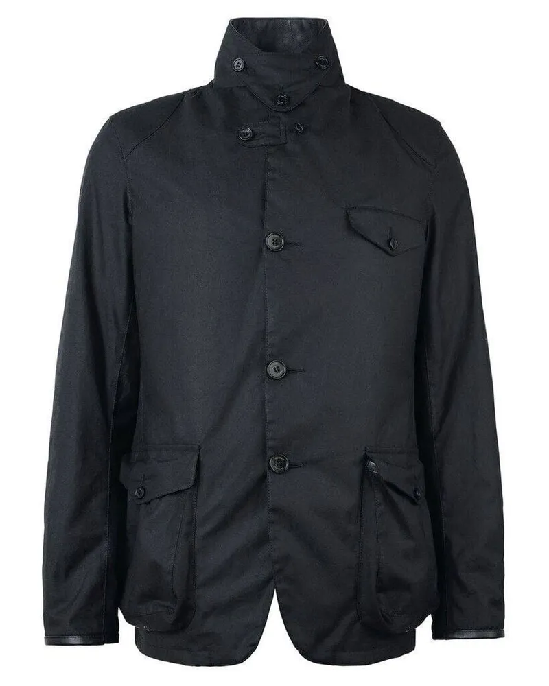 Barbour Herren Jacke BEACON SPORTS gewachst Schwarz