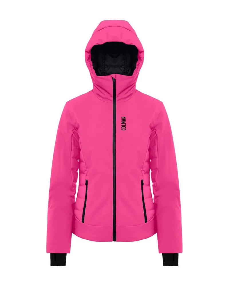 Colmar Damen Skijacke mit Kapuze Pink
