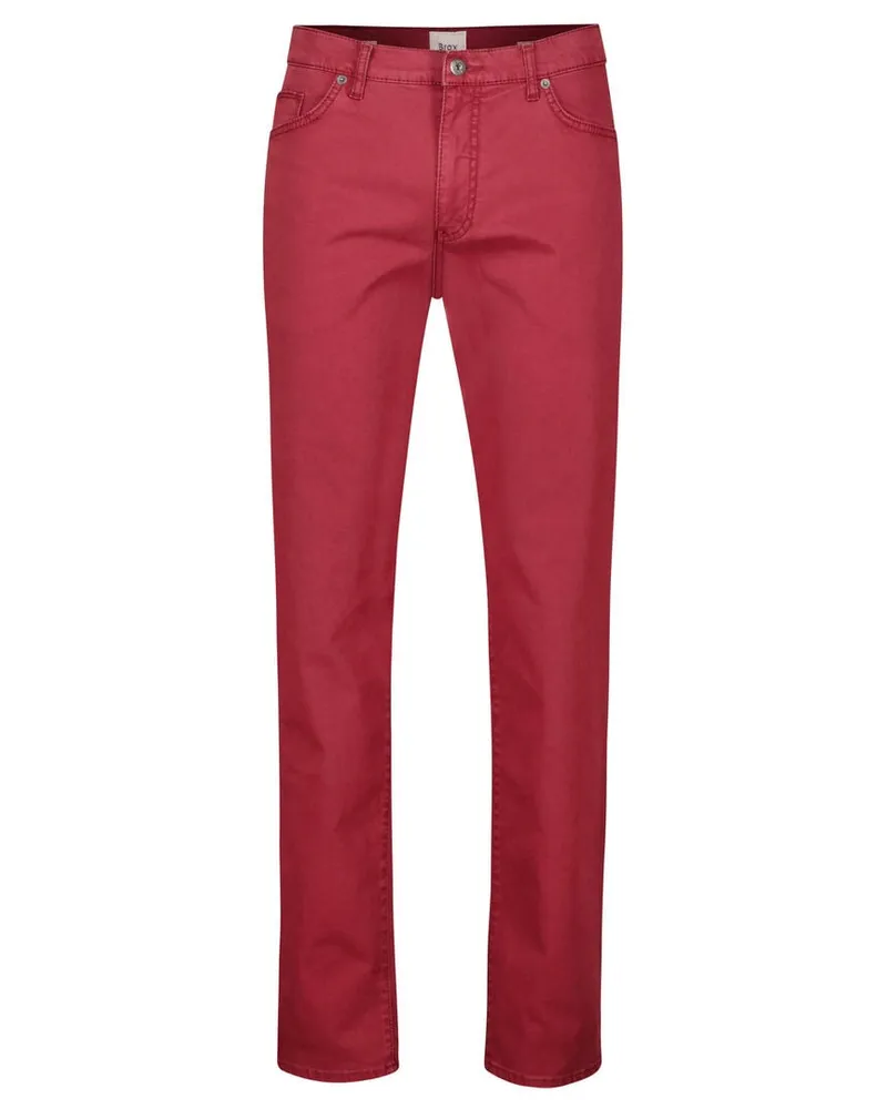 Brax Herren Hose STYLE.CADIZ Straight Fit Rot