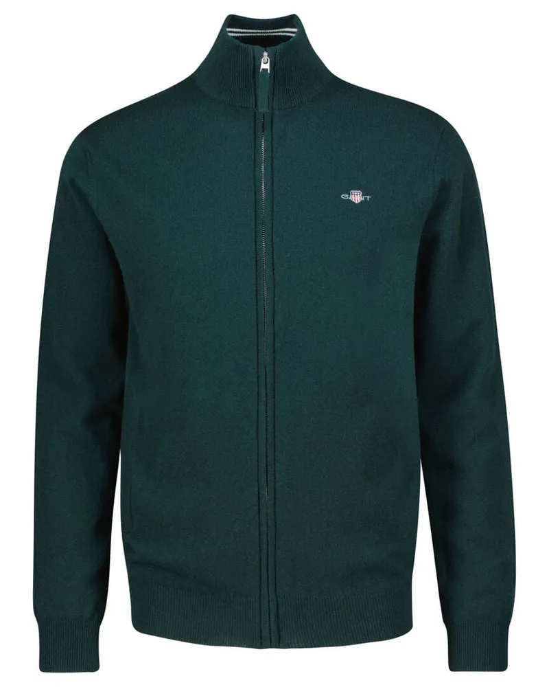 Gant Herren Strickjacke aus Lammwolle Efeu