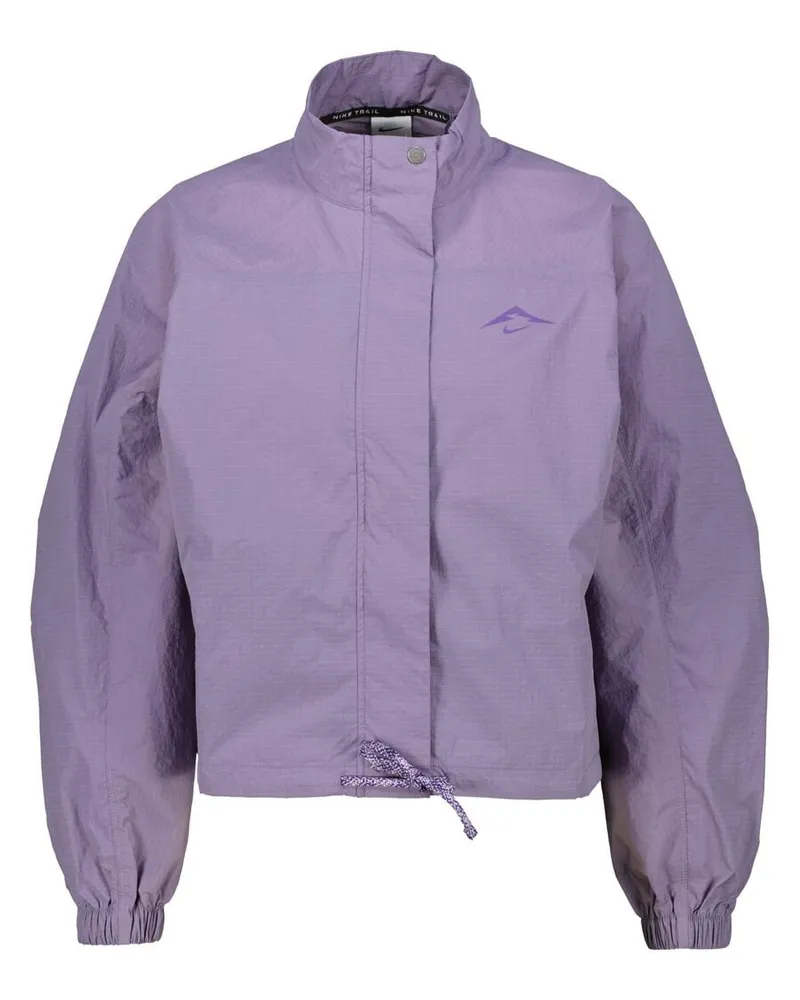 Nike Damen Repel-Laufjacke TRAIL Oversized Fit Lila