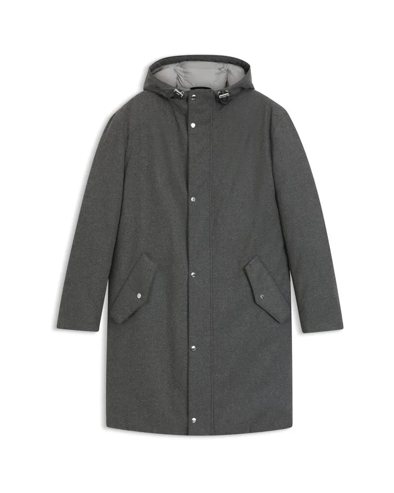 HUGO BOSS Herren Mantel mit Wolle P-JARED-HD-PAD-254F Grau