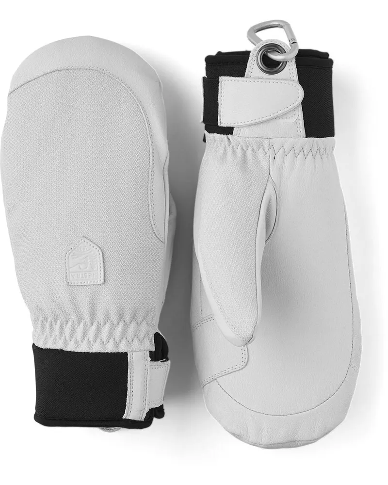 Hestra Damen Skihandschuhe ARMY LEATHER PATROL MITT Fausthandschuhe Champagner