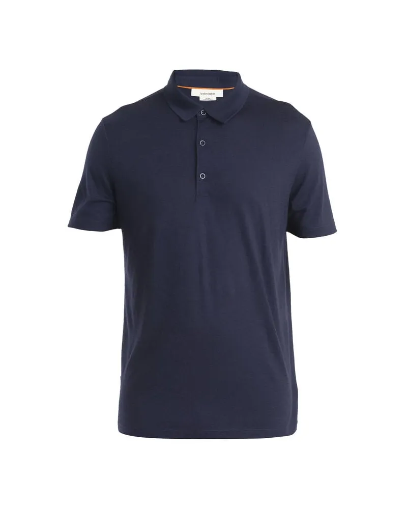Icebreaker Herren Poloshirt  MERINO 150 TECH LITE Regular Fit Nachtblau