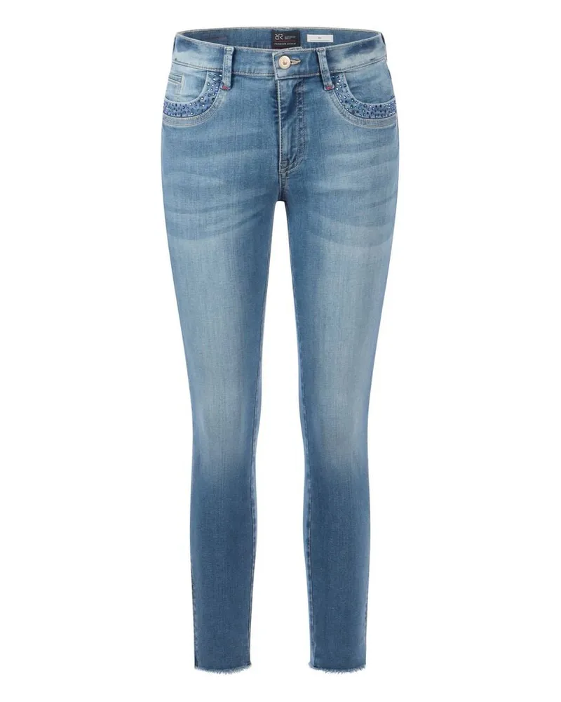 RAFFAELLO ROSSI  Damen Jeans NOMI Z HEM DECO Darkblue
