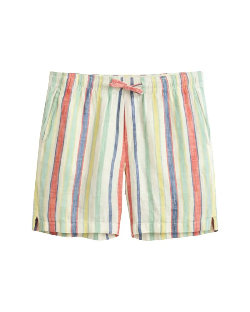 Gant Herren Shorts REG MULTISTRIPE LINEN Beige