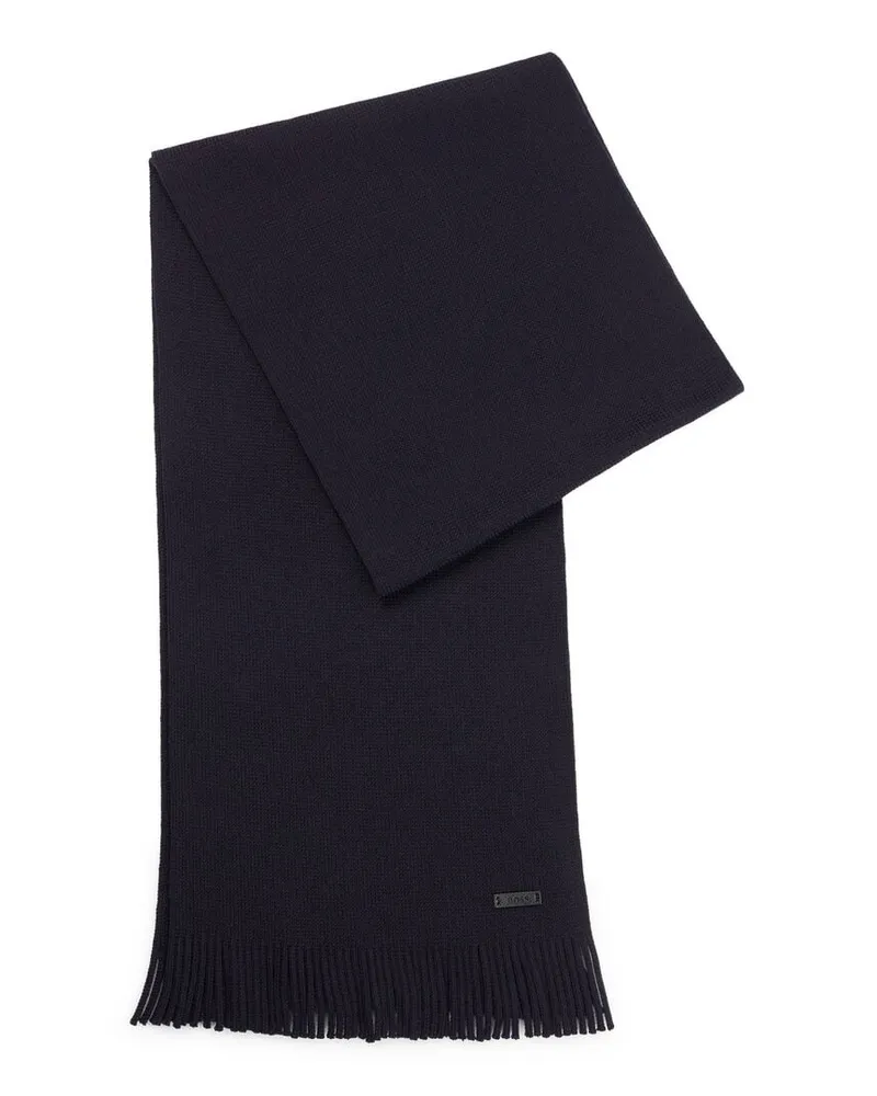 HUGO BOSS Herren Schal ALBAS Marine