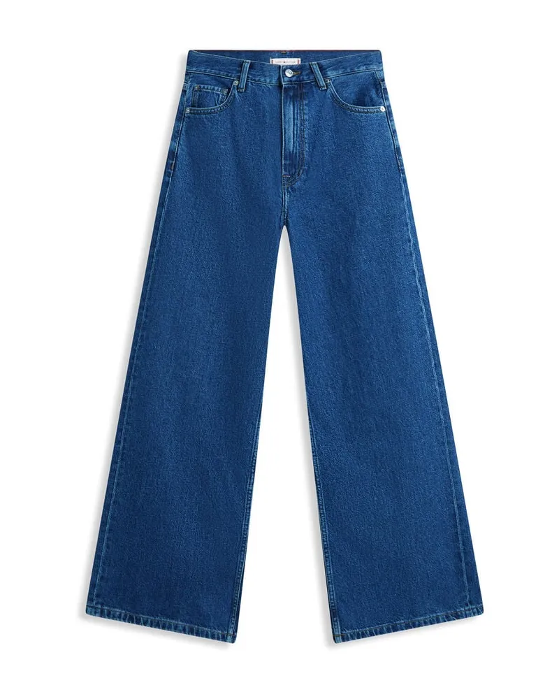 Tommy Hilfiger Damen Jeans EMI 70s Wide Leg Blue