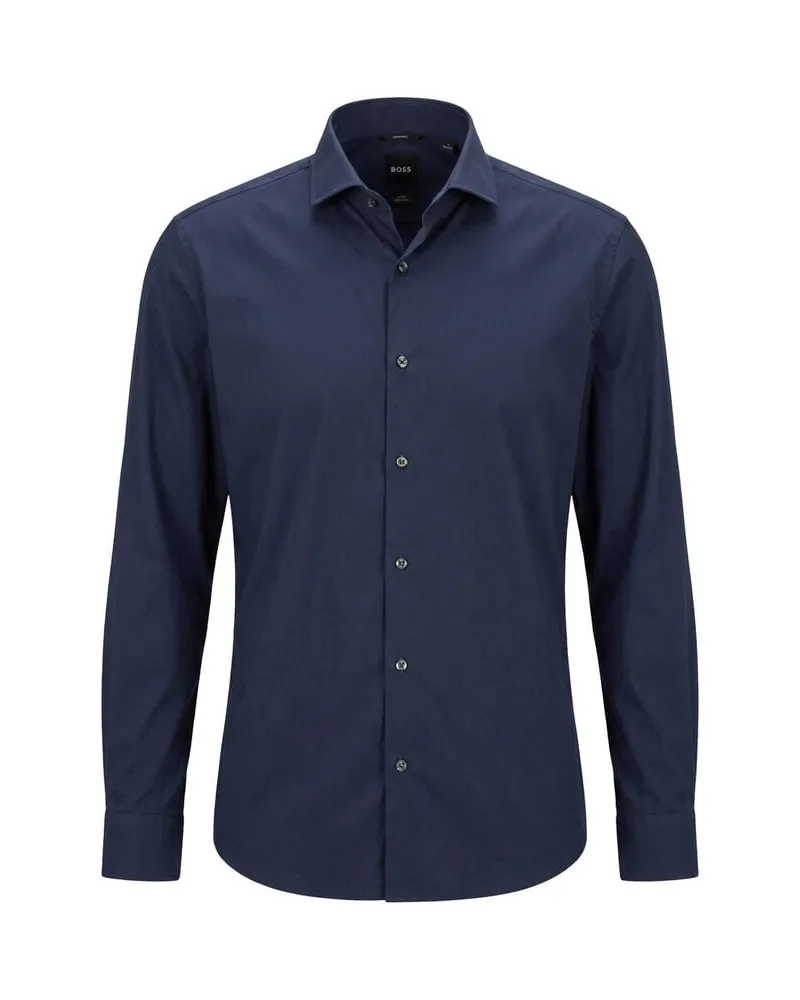 HUGO BOSS Herren Hemd P-HANK Navy