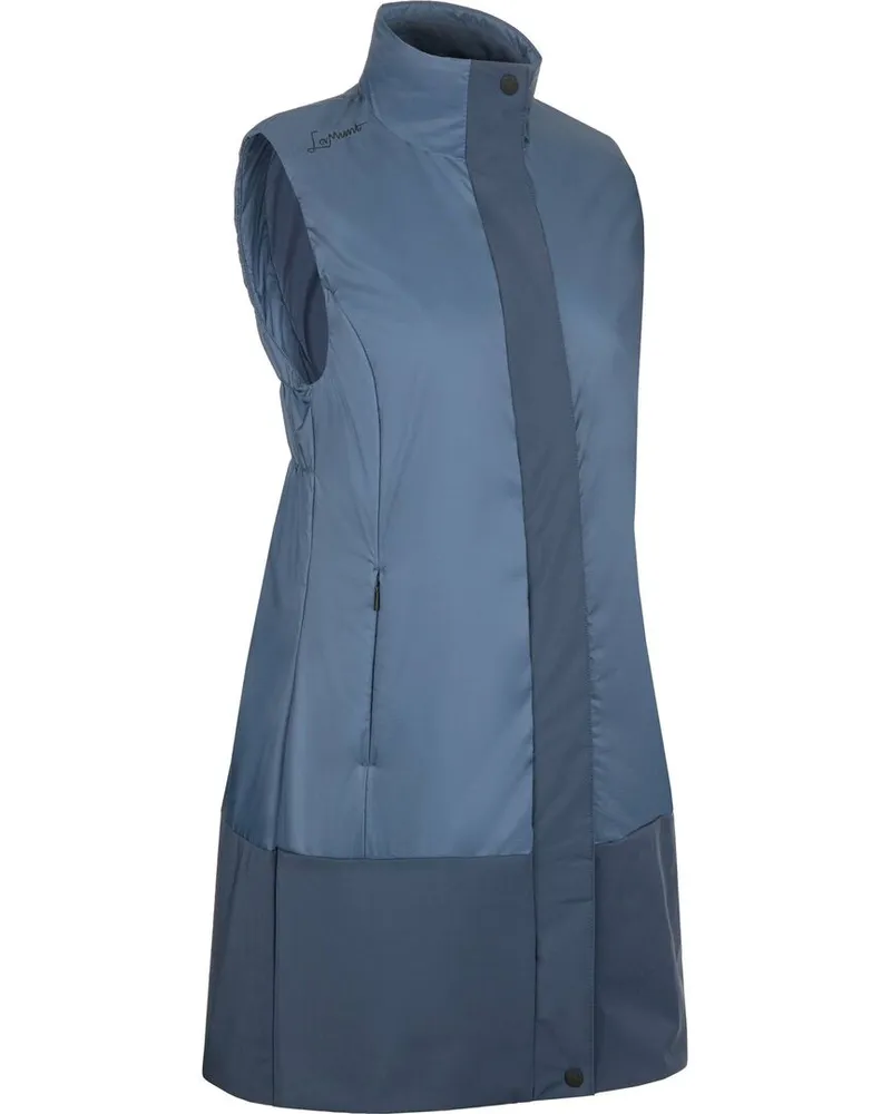 LaMunt Damen Weste ELENA mit Wolle Dunkelblau