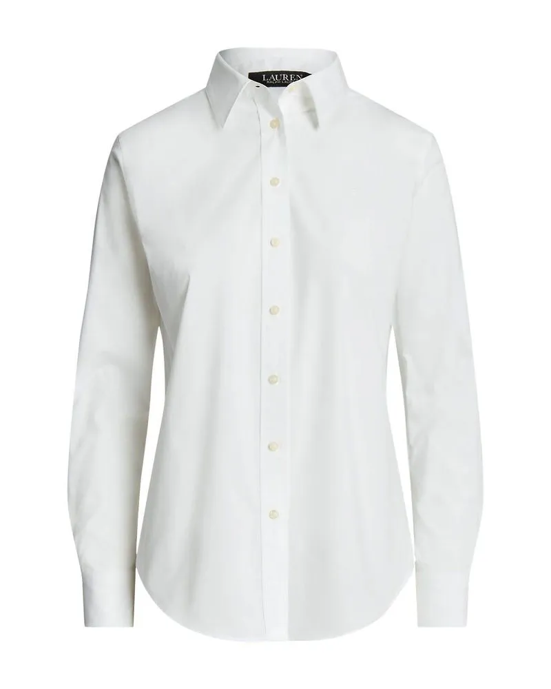 Ralph Lauren Damen Hemdbluse Weiss