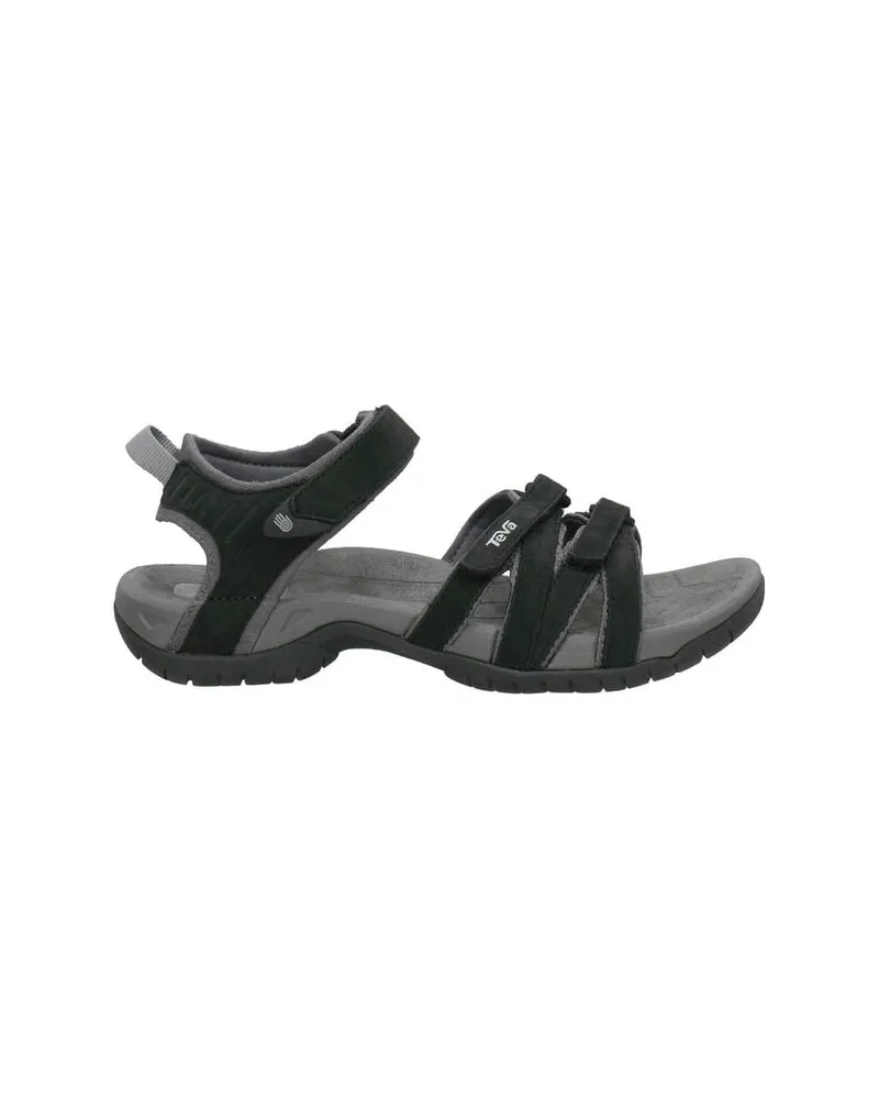 Teva Damen Trekkingsandalen W TIRRA LEATHER Schwarz