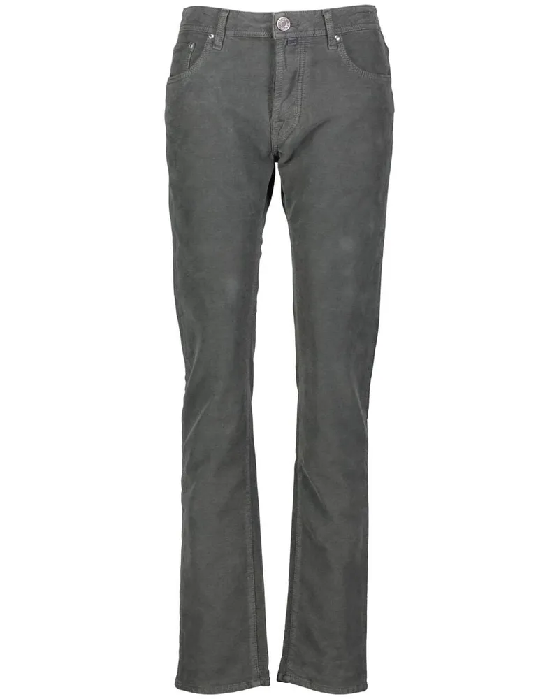 Jacob Cohën Herren Cordhose BARD Slim Fit Grau