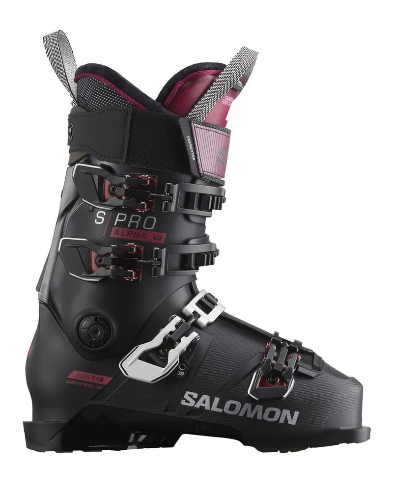 Salomon Damen Skischuhe S/PRO ALPHA 110 W EL Schwarz