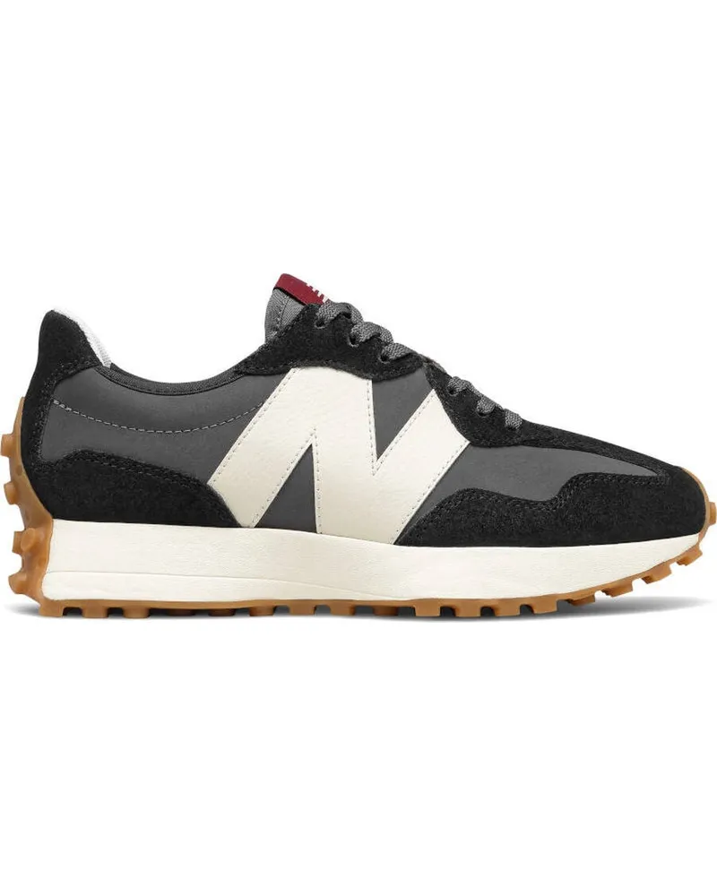 New Balance Damen Sneaker mit Leder 327 Schwarz