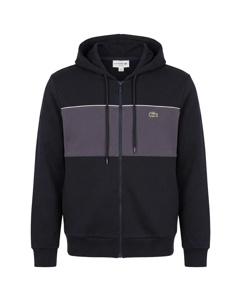 Lacoste Herren Sweatjacke aus Baumwolle Schwarz