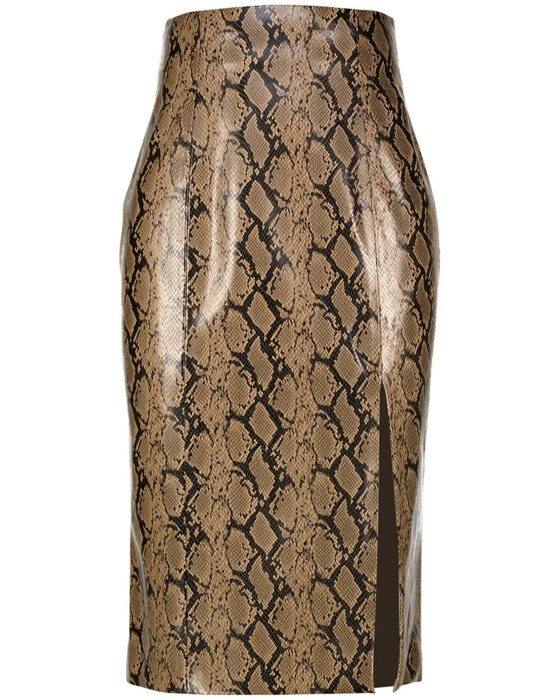 HUGO BOSS Damen Rock ROPINA-1 Mehrfarbig