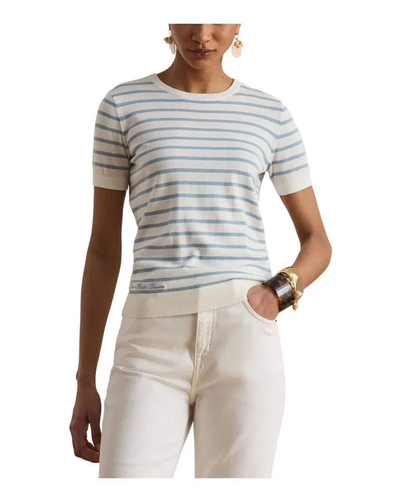 Ralph Lauren Damen Pullover aus Baumwolle Weiss