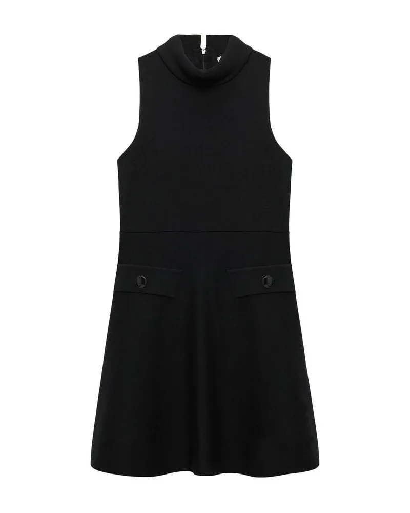 Dorothee Schumacher Damen Strickkleid mit Merinowolle SHARP AMBITION DRESS Schwarz