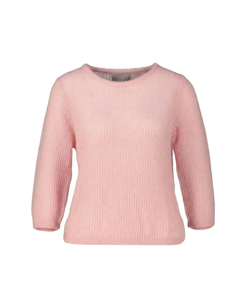 hemisphere Damen Pullover aus Kaschmir und Baumwolle Rose